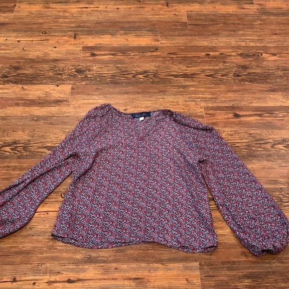 NWOT Floral dark green and pink blouse ! - Picture 2 of 6